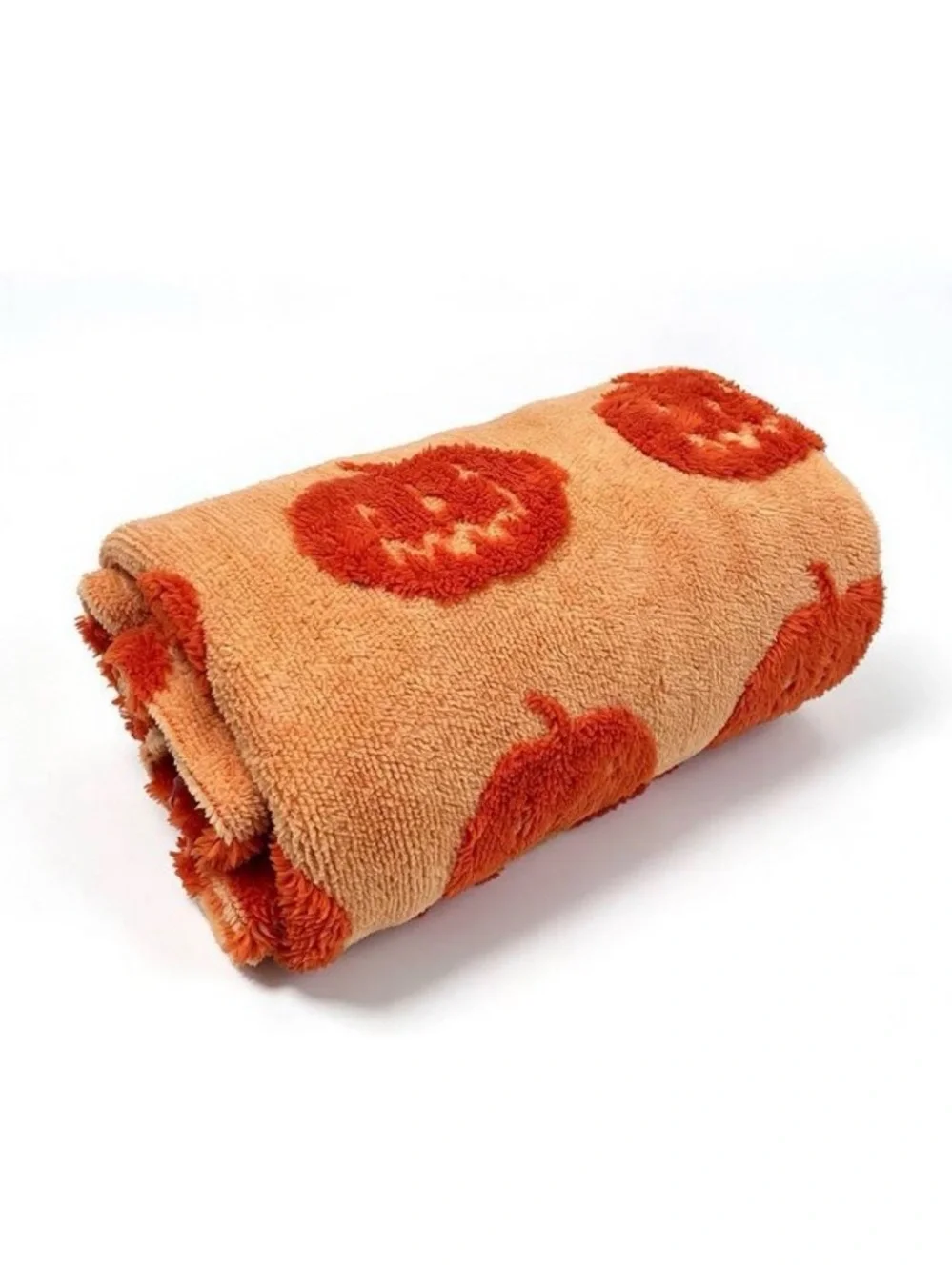 Viral Pumpkin Plush Throw Blanket